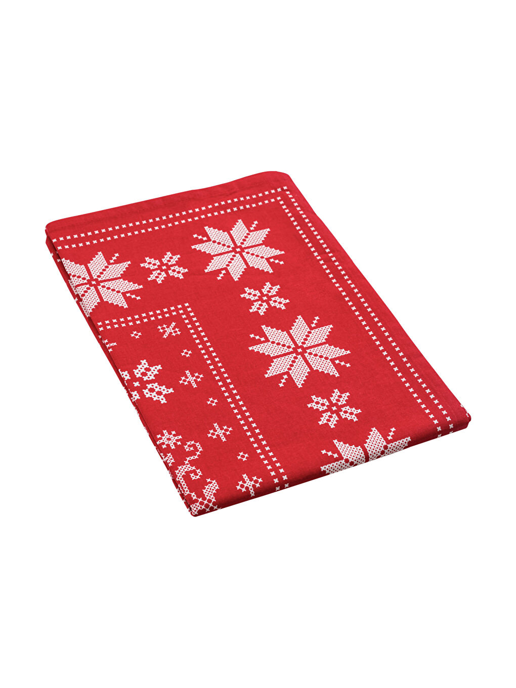 LCW HOME New Year Printed Cotton Table Cloth 150x220 Cm -W2H381Z8-A6J
