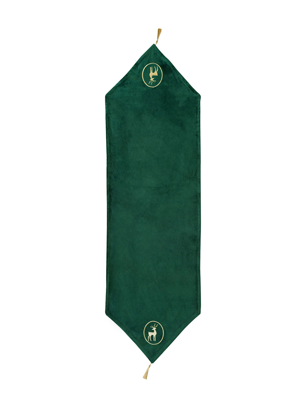 Embroidered Velvet Runner 45x150 Cm-3
