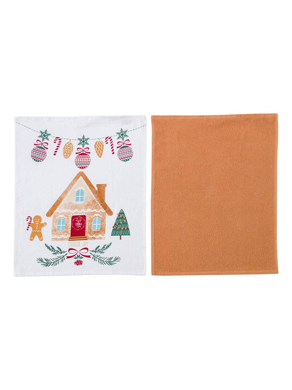 LCW HOME منشفة شاي مطبوعة - مجموعتين 40x50 سم -W2H397Z8-F9C
