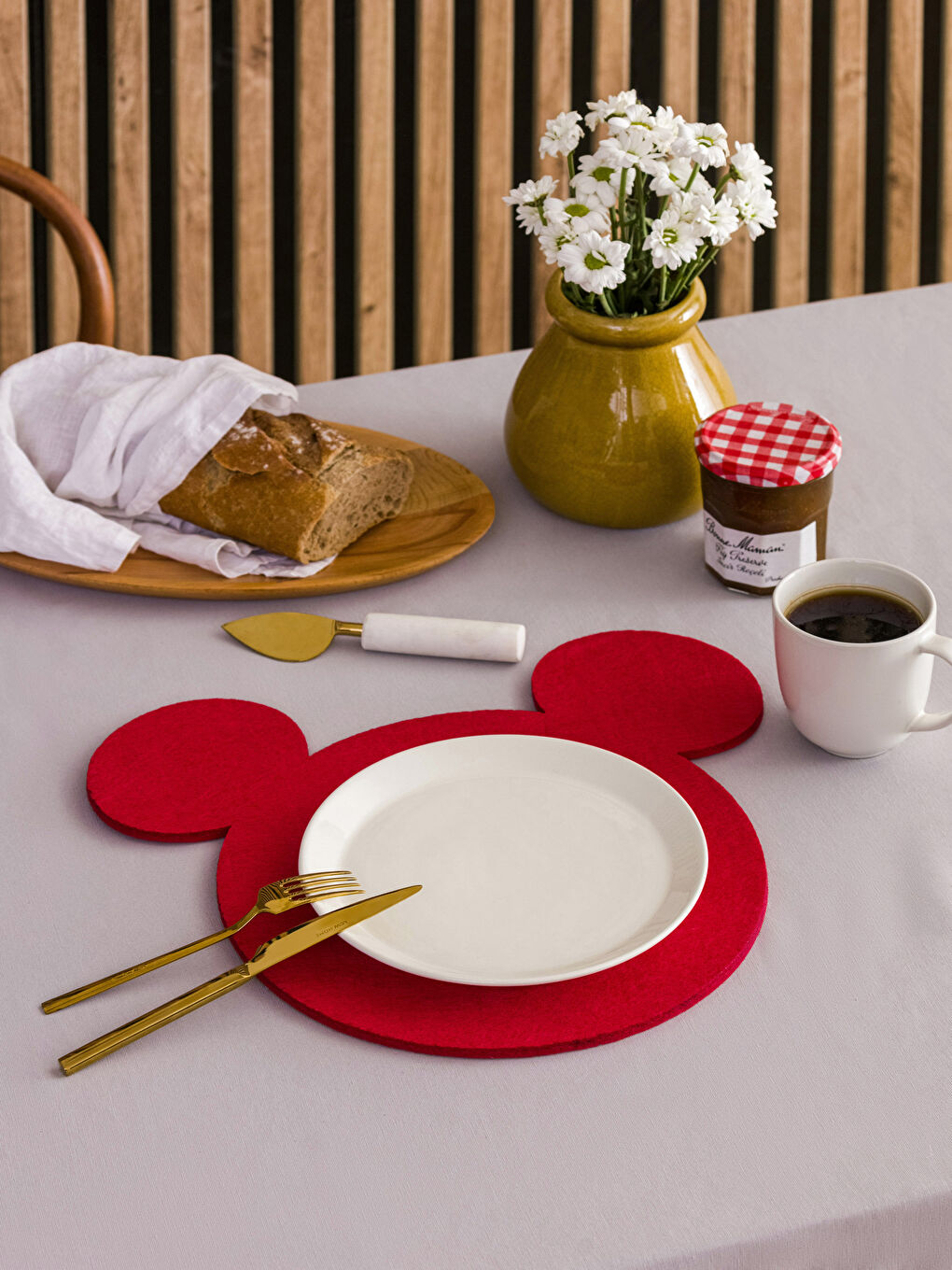 Mickey Mouse Licensed Table Mat 30x30 Cm -W2H400Z8-HLG