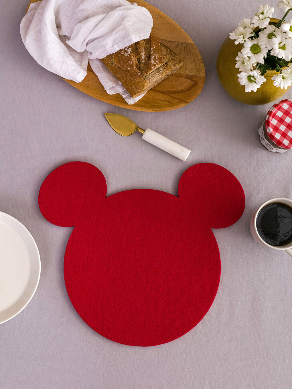 Mickey Mouse Licensed Table Mat 30x30 Cm -W2H400Z8-HLG