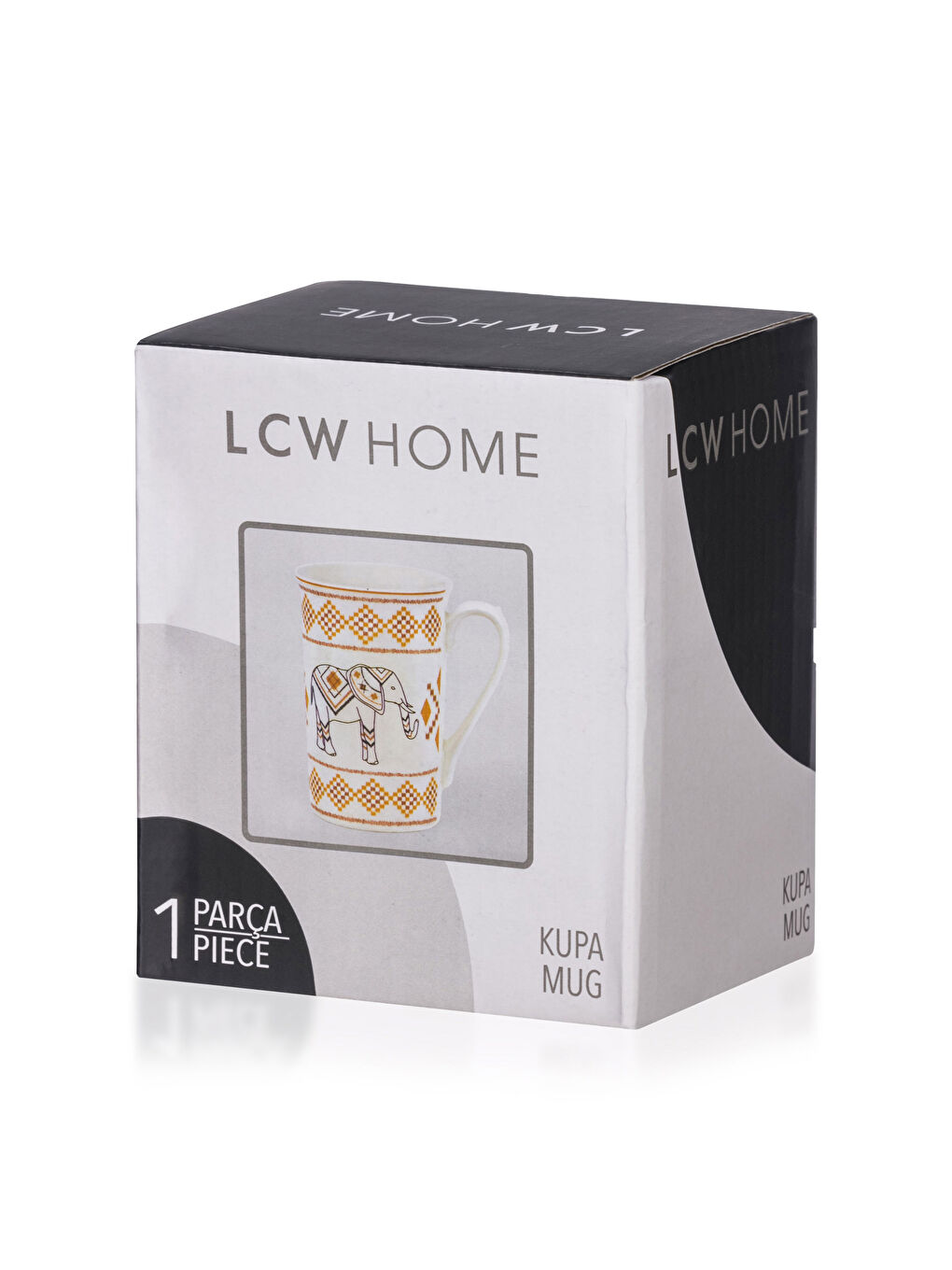 Karışık Fil Baskılı Porselen Kupa 270 ml-3