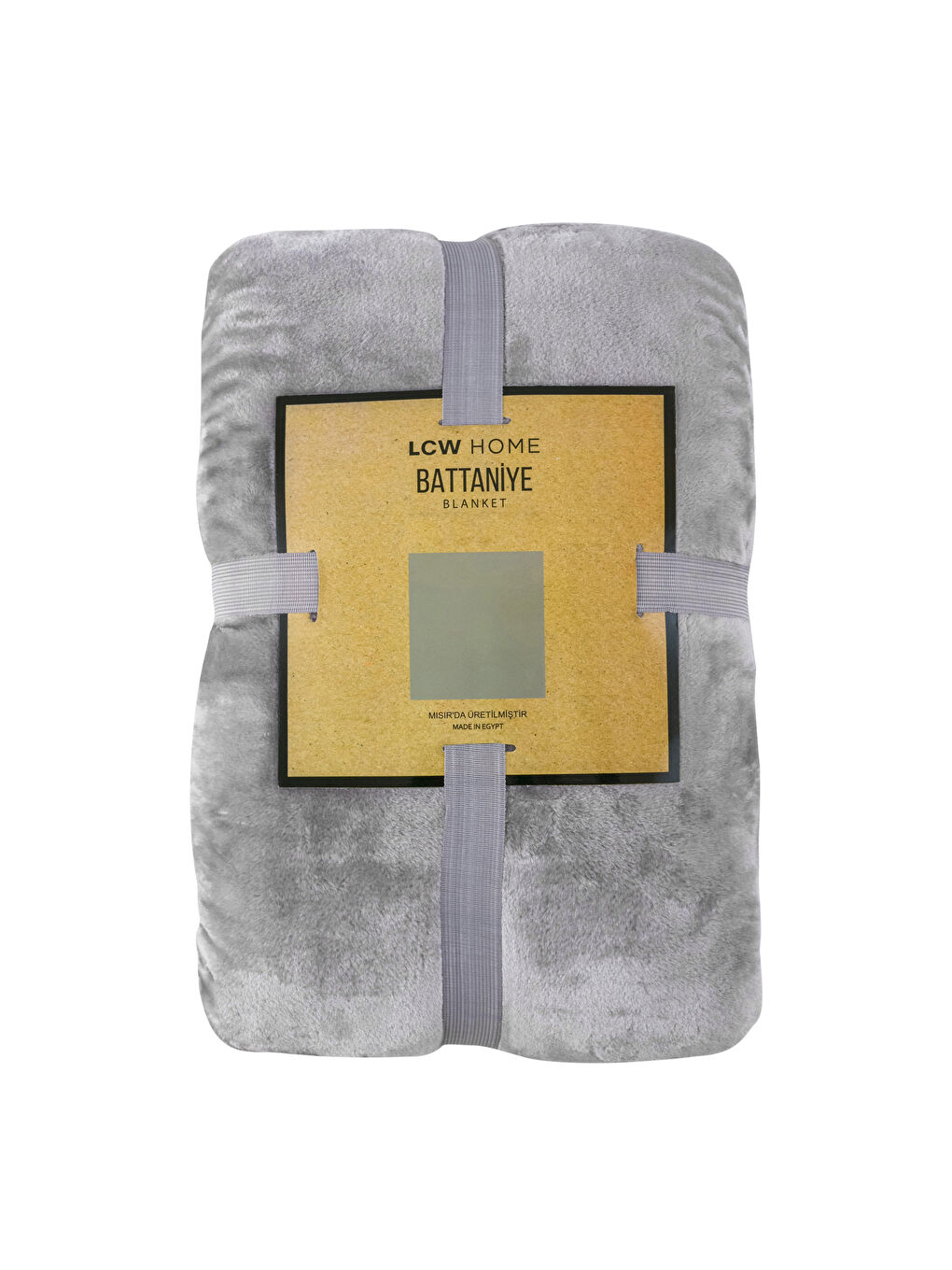 Gri Düz Wellsoft Tek Kişilik Battaniye 150x220 cm-4