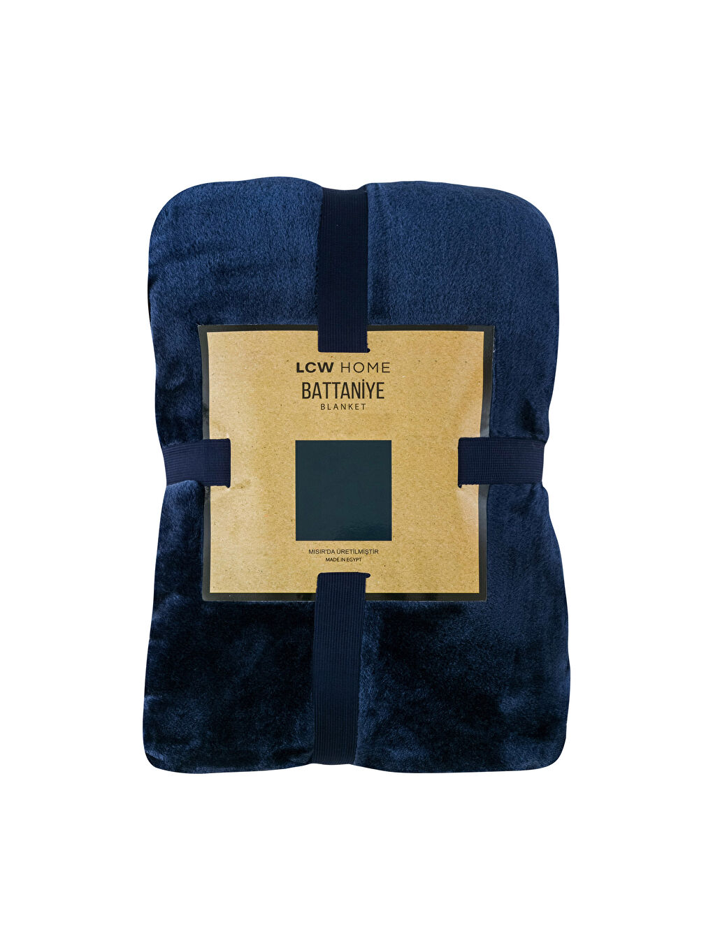 Lacivert Düz Wellsoft Tek Kişilik Battaniye 150x220 cm-4