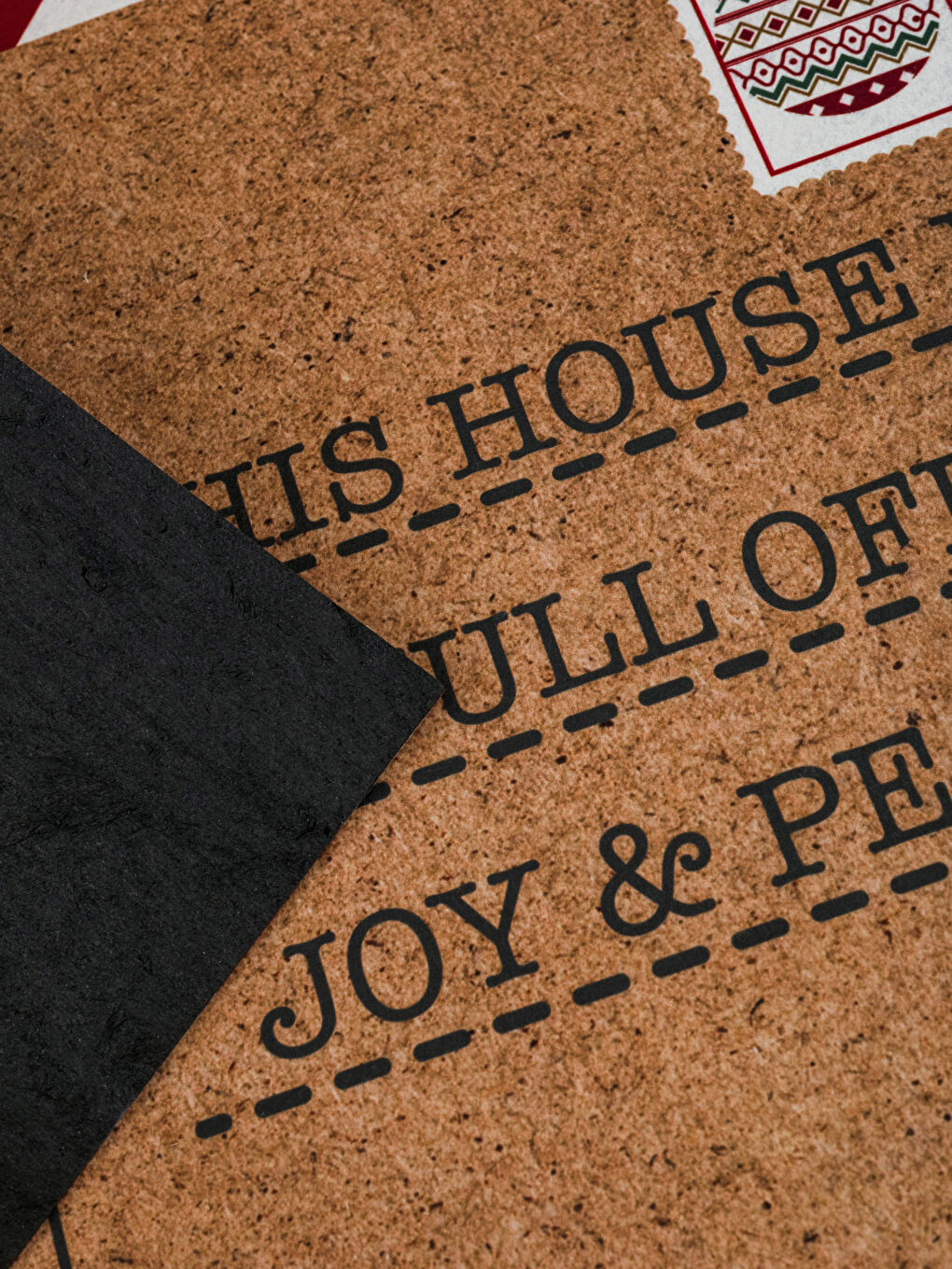 Karışık Fındıkkıran Desenli Kapı Önü Paspası 45x75 cm-2