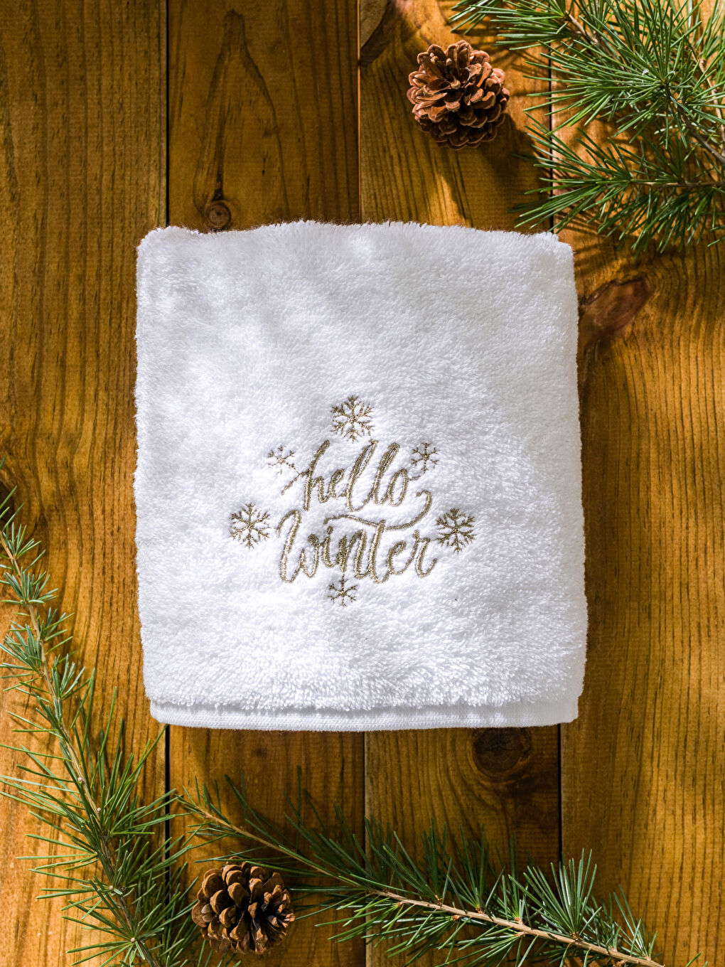 WHITE Hand Towel-2
