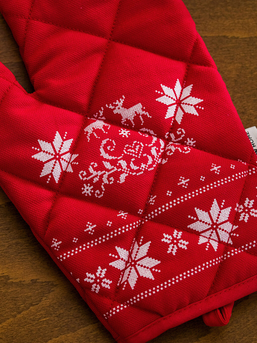 LCW HOME Christmas Themed Oven Mitten -W2H562Z8-LTQ