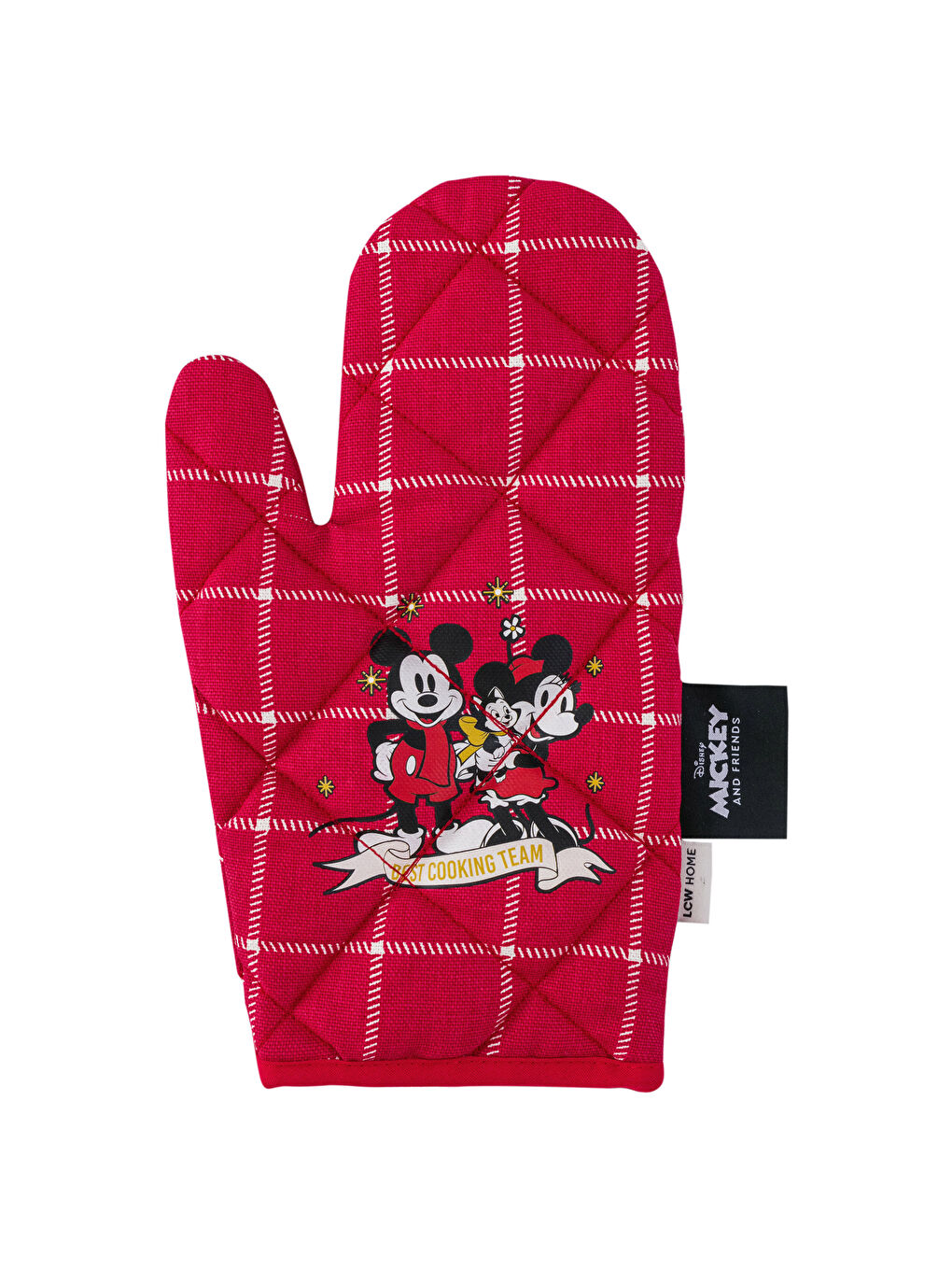 LCW HOME Kırmızı Mickey Mouse Baskılı Fırın Eldiveni - 3