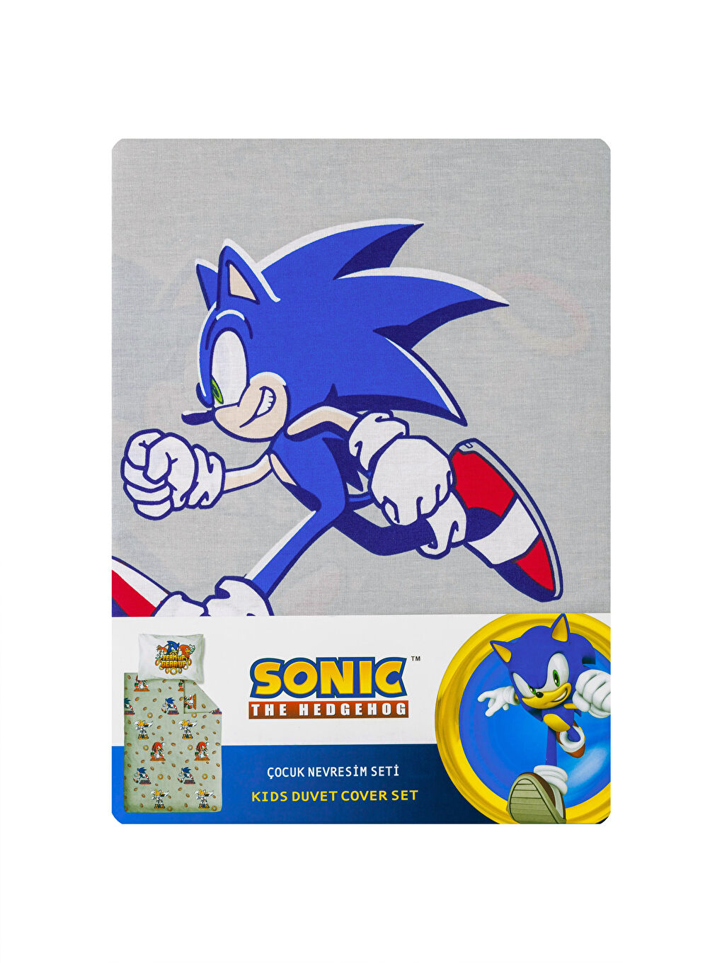 طقم غطاء لحاف أطفال مرخص من سونيك-6