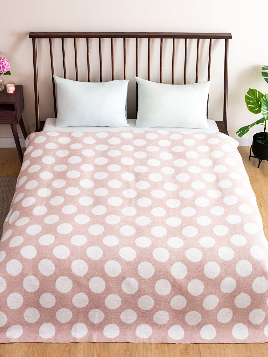 LCW HOME Punktmuster Doppelte Decke 200x220 Cm -W2H899Z8-LU7