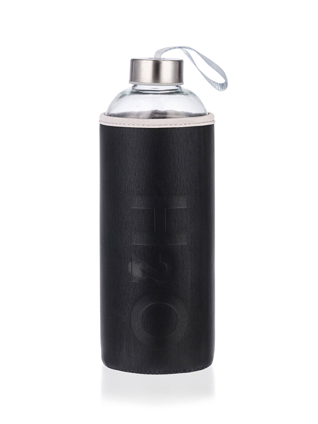 Siyah Cam Kılıflı Su Matarası 1000 ml-3