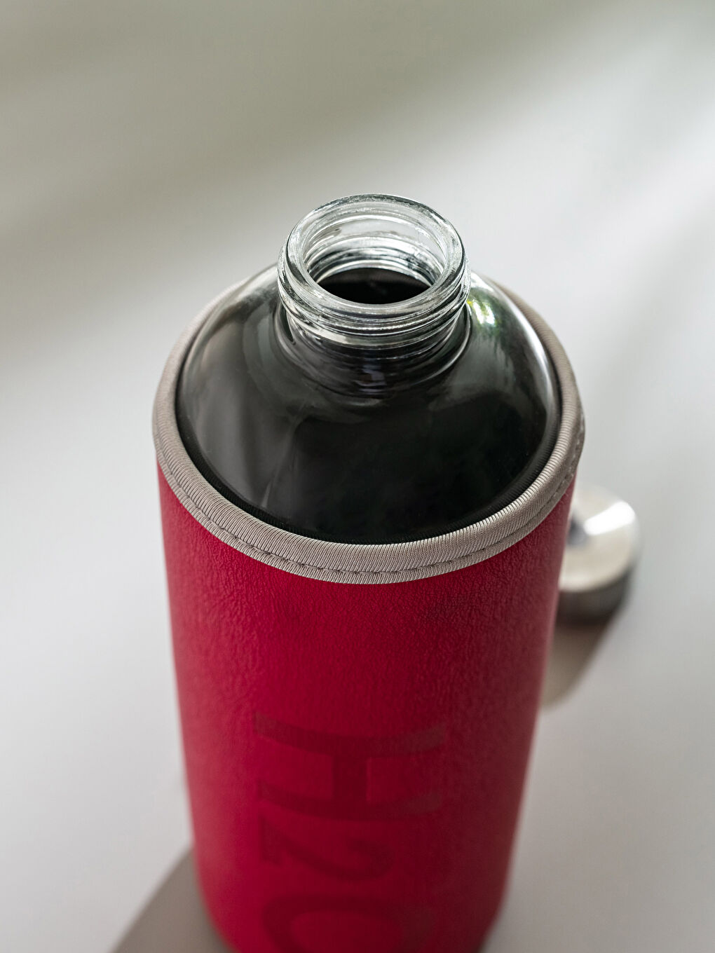 Pembe Cam Kılıflı Su Matarası 1000 ml-2