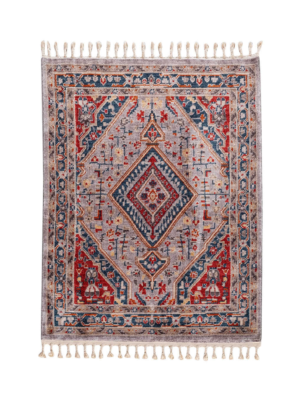 LCW HOME Ethnic Patterned Tassel Detail Carpet 120x180 Cm -W2H923Z8-F9C