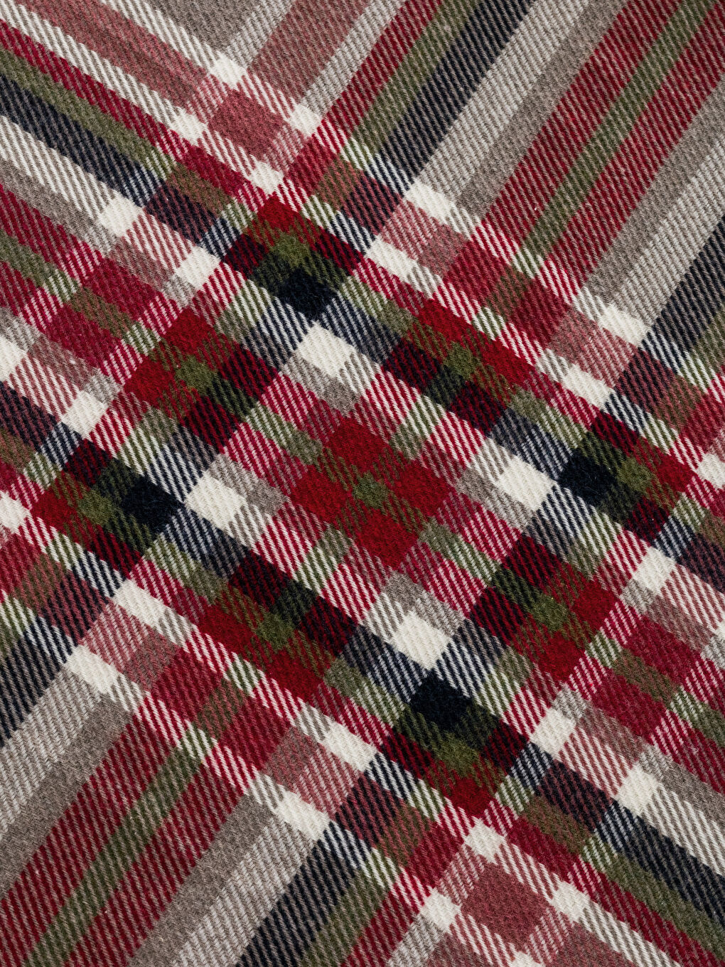 Karışık Ekose Desenli Tek Kişilik Battaniye 150x200 cm-2