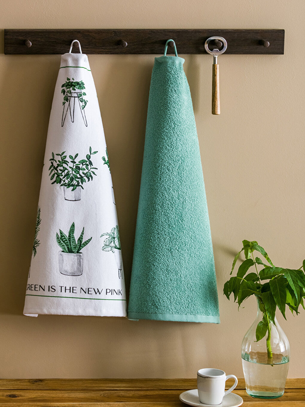 فوطة شاي مطبوعة عبوتان 40x50 سم-1