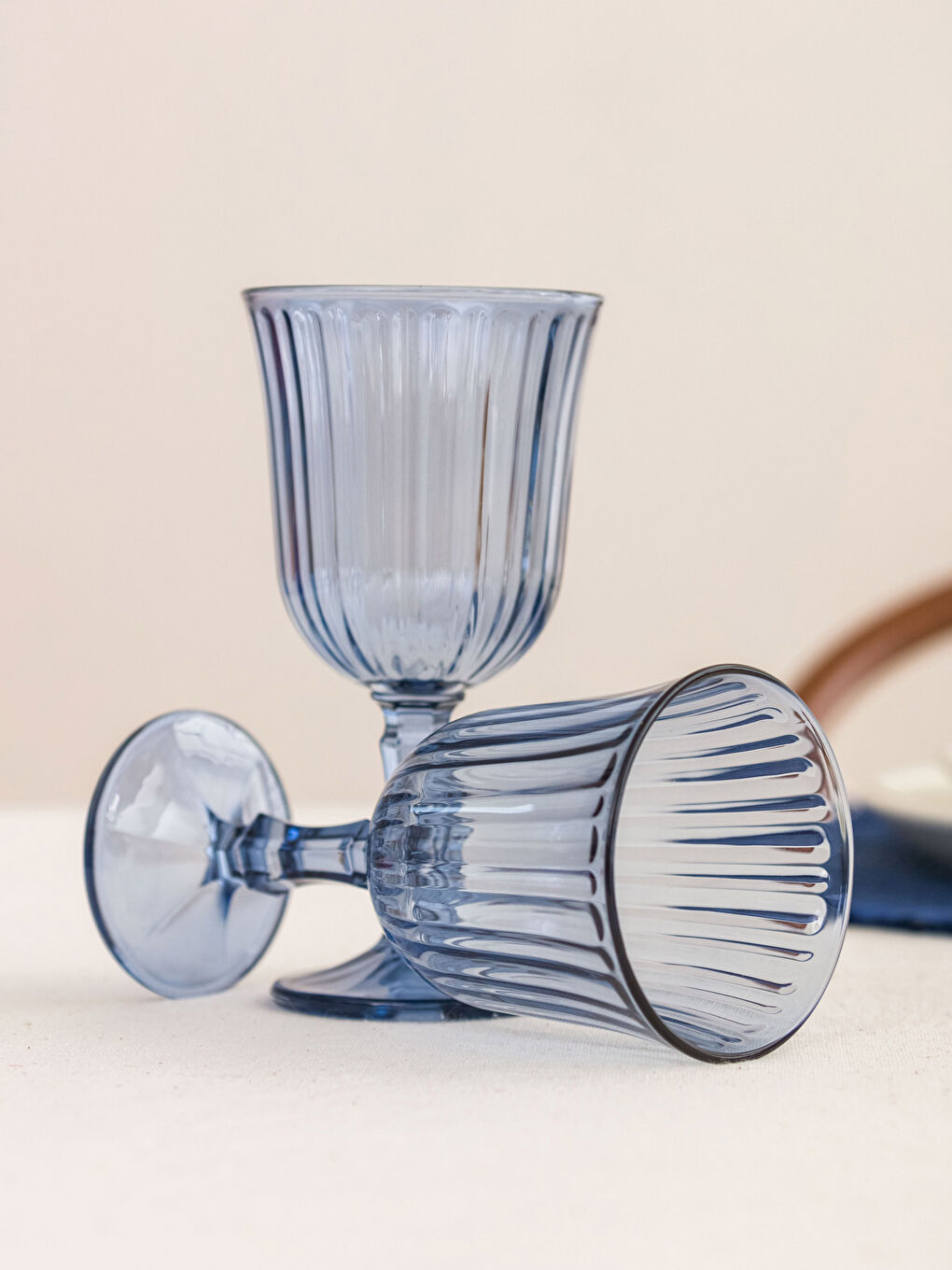 Mavi Cam Kadeh Seti 2'li 240 ml-2