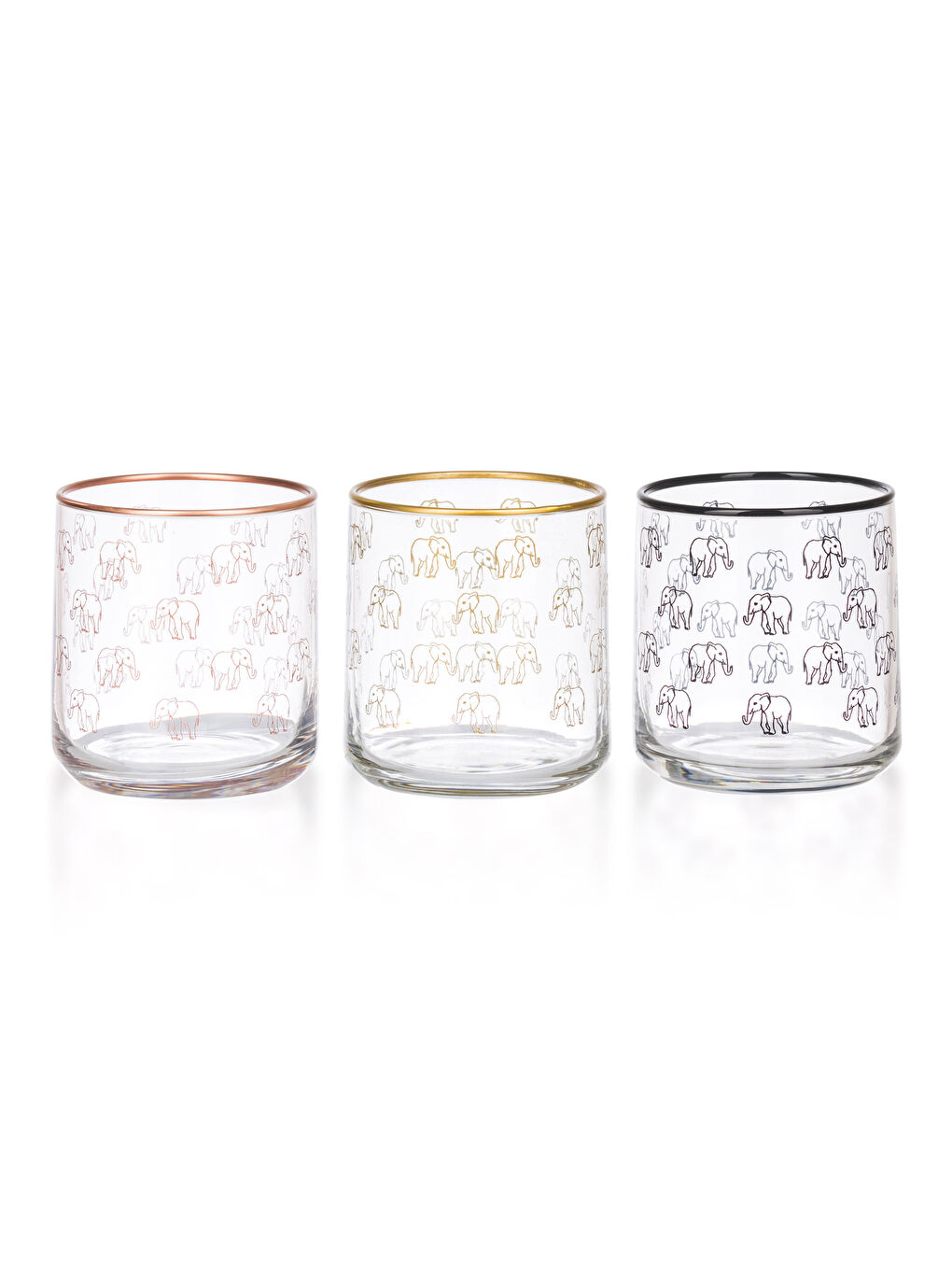 Verre à soda imprimé lot de 3 pièces 260 ml-4