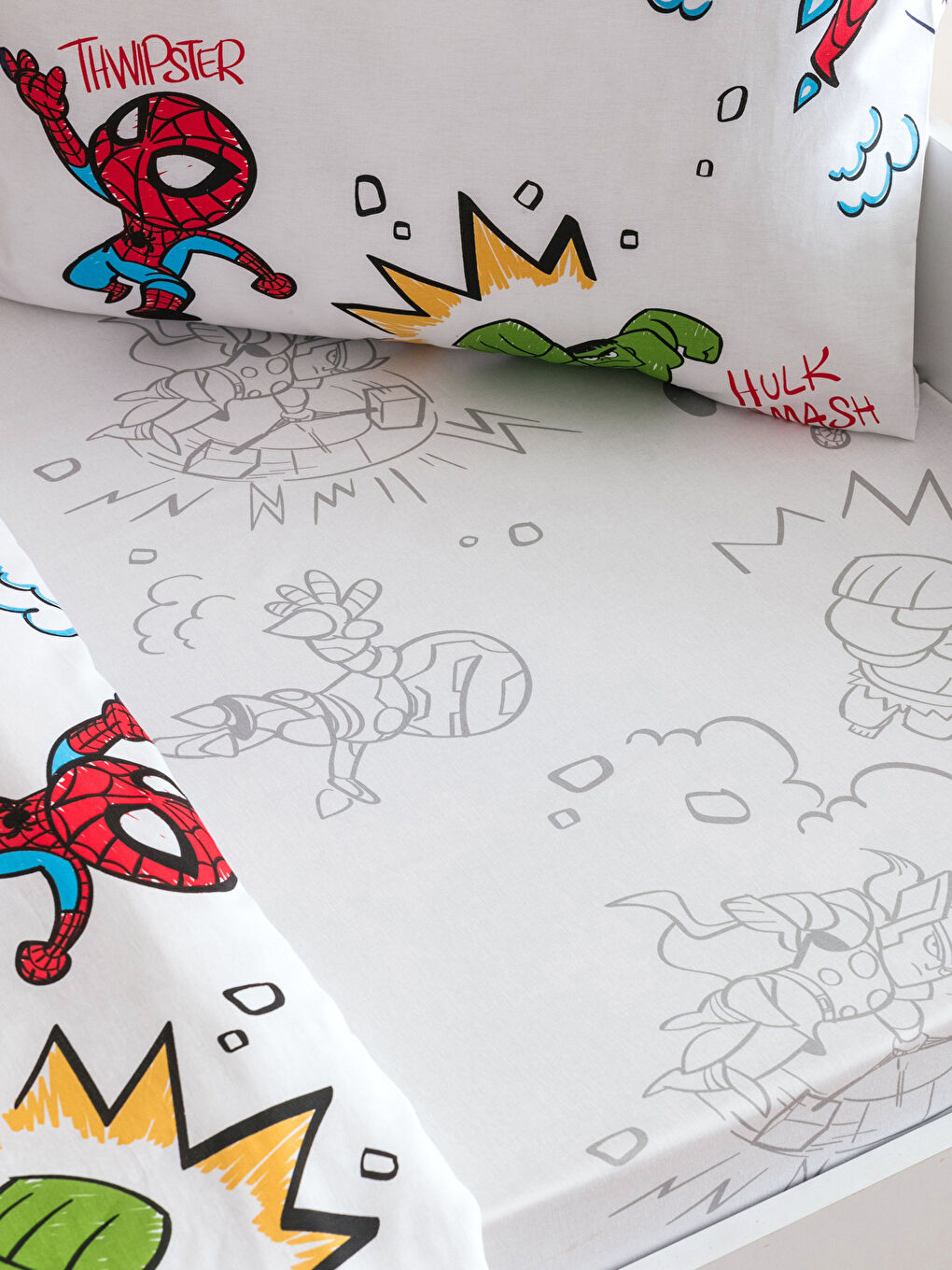 Лицензированный комплект постельного белья для детей Marvel-4