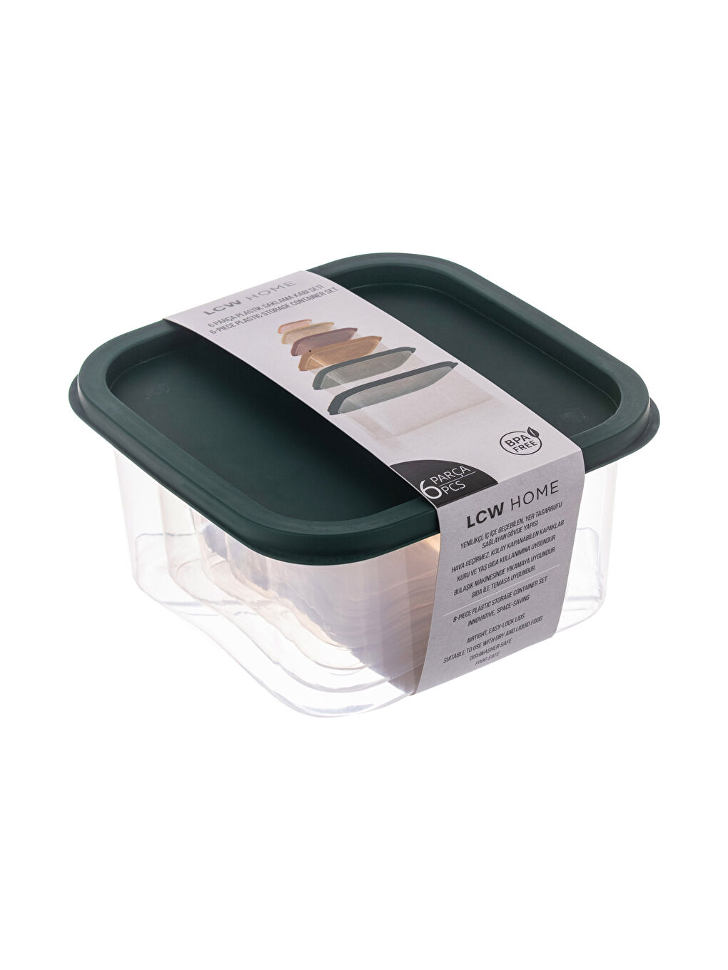 Karışık Saklama Kabı Seti 6'lı-3