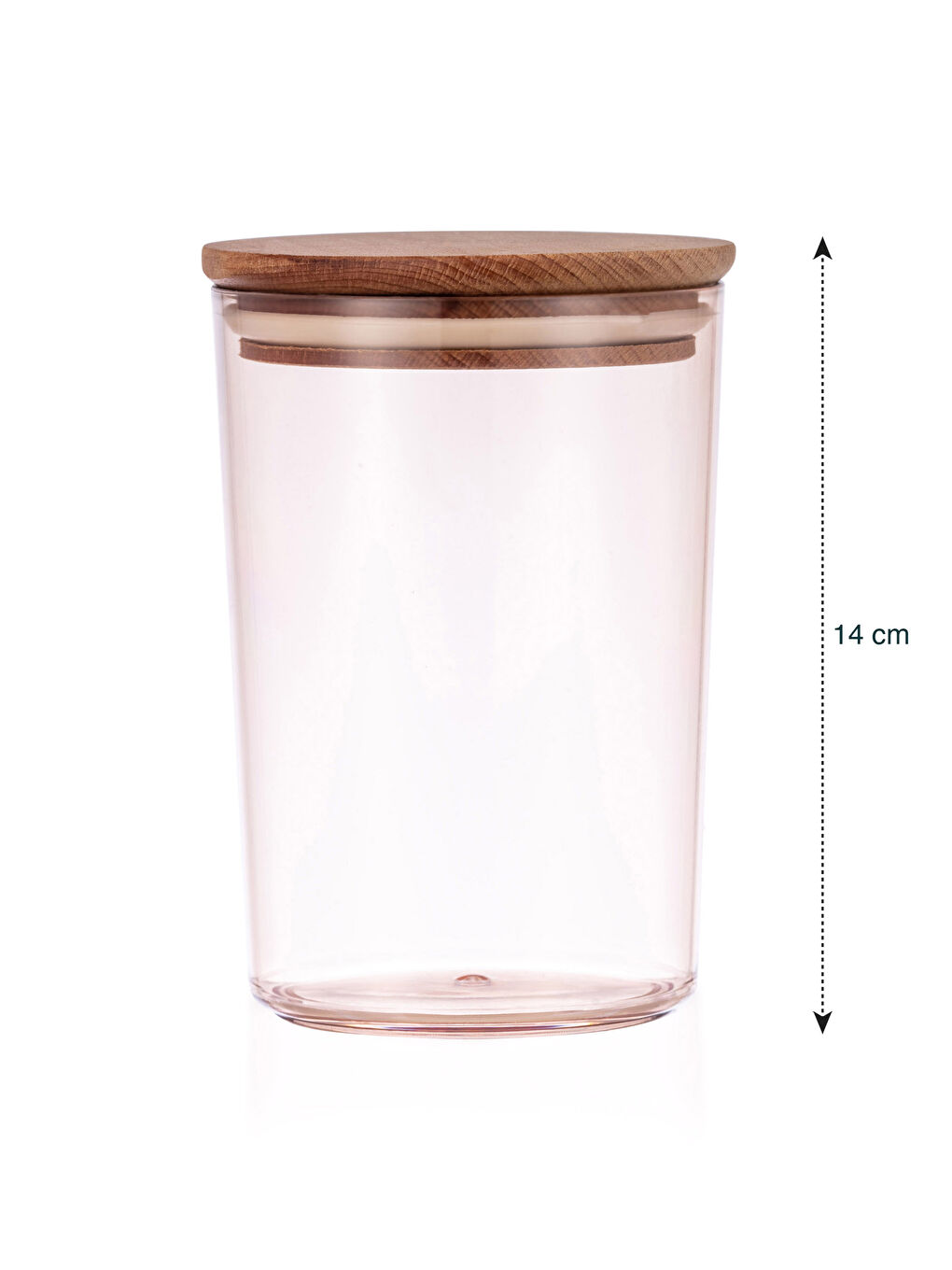 Kahverengi Ahşap Kapaklı Kavanoz 1000 ml-3