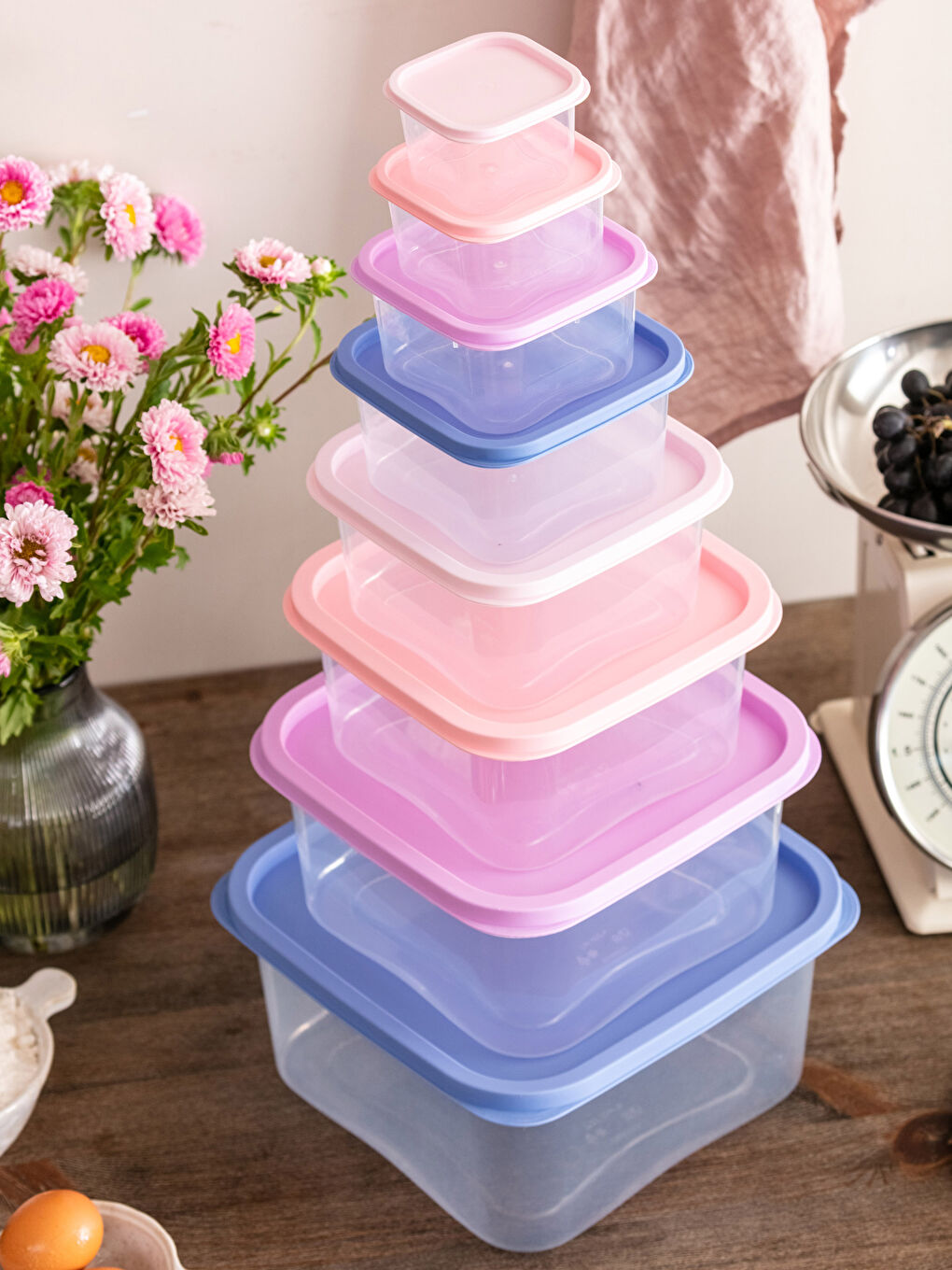 Karışık Saklama Kabı Seti 8'li-1