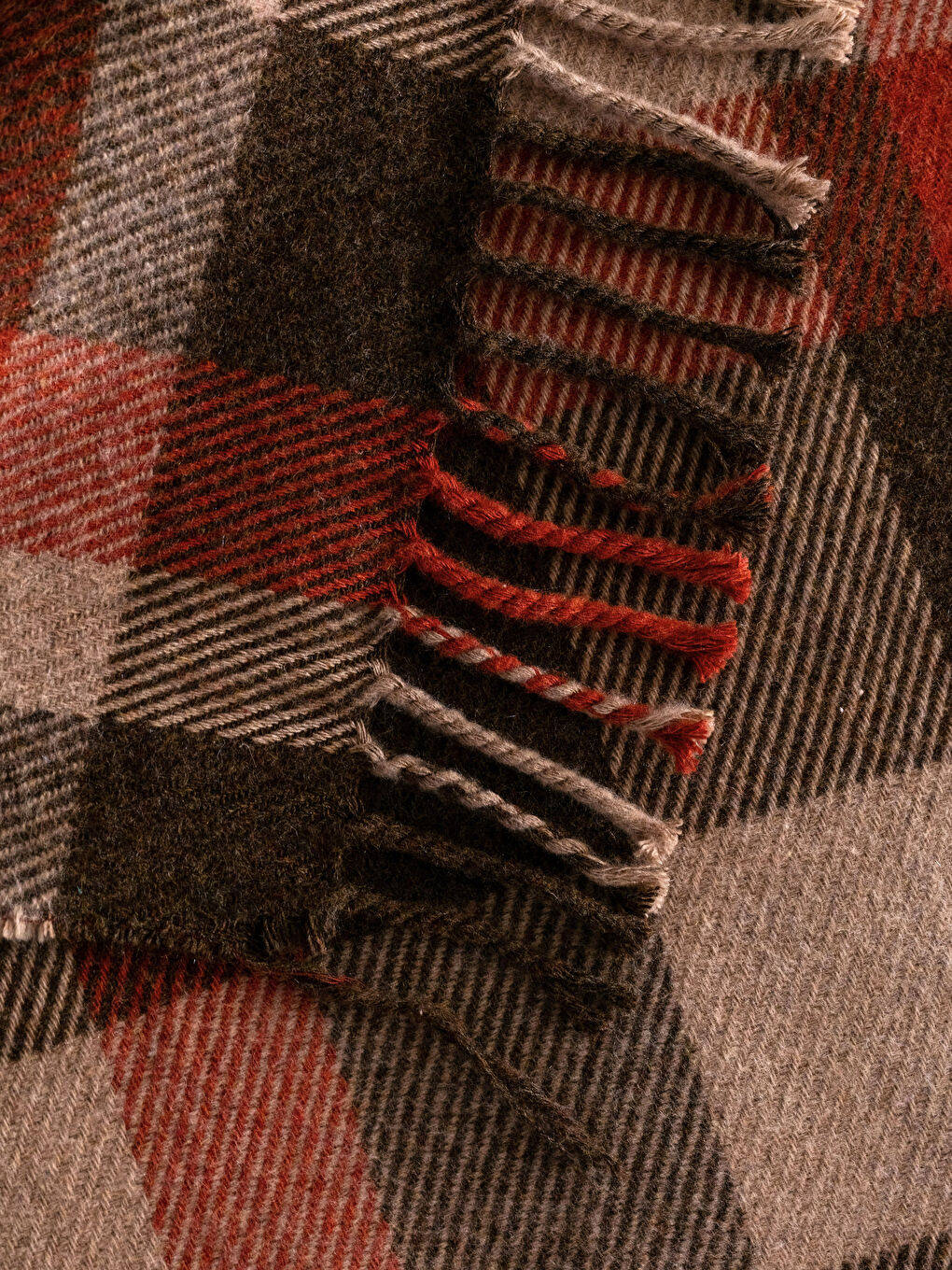 Plaid Patterned Single Blanket 150x200 Cm-3