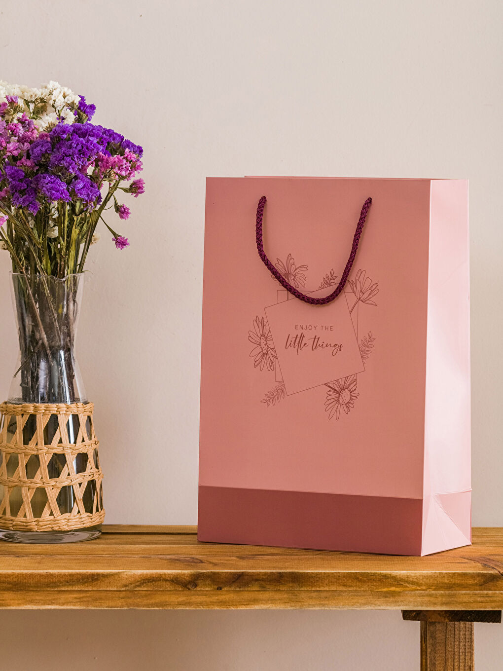 Karışık Baskılı Karton Poşet-1