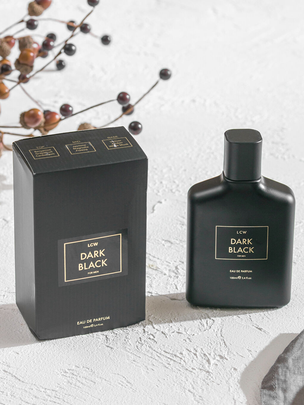 LCW ACCESSORIES Тъмен Черен EDP Парфюм за мъже 100 мл -S34065Z8-M0T