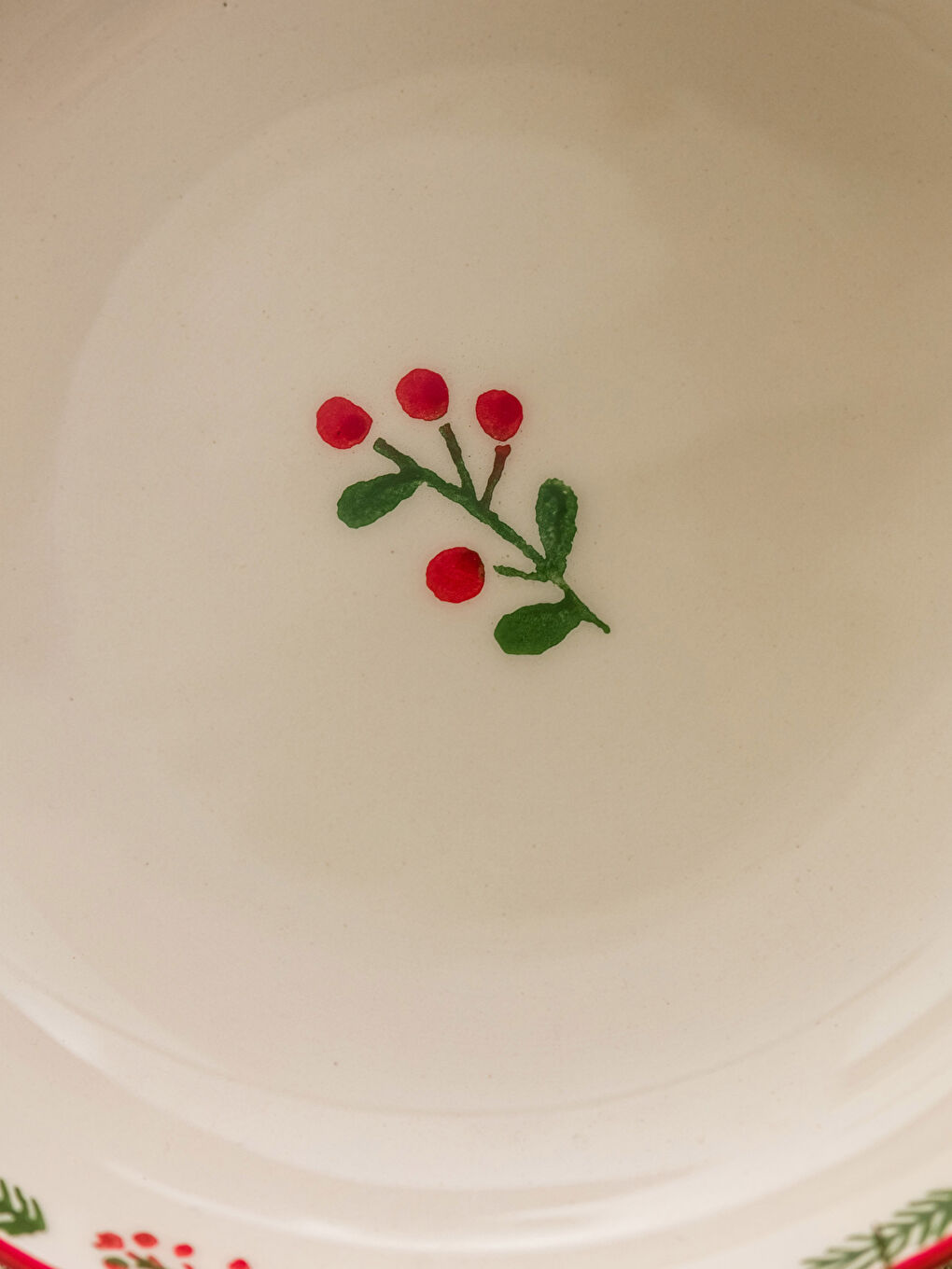 Karışık Baskılı Seramik Servis Tabağı 21 cm-2