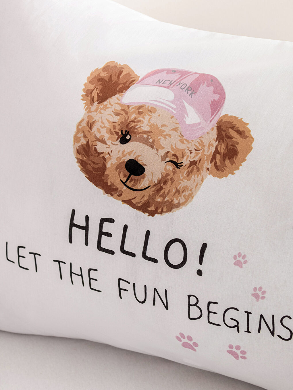 Комплект с односпальным пододеяльником из хлопка с принтом для детей-3