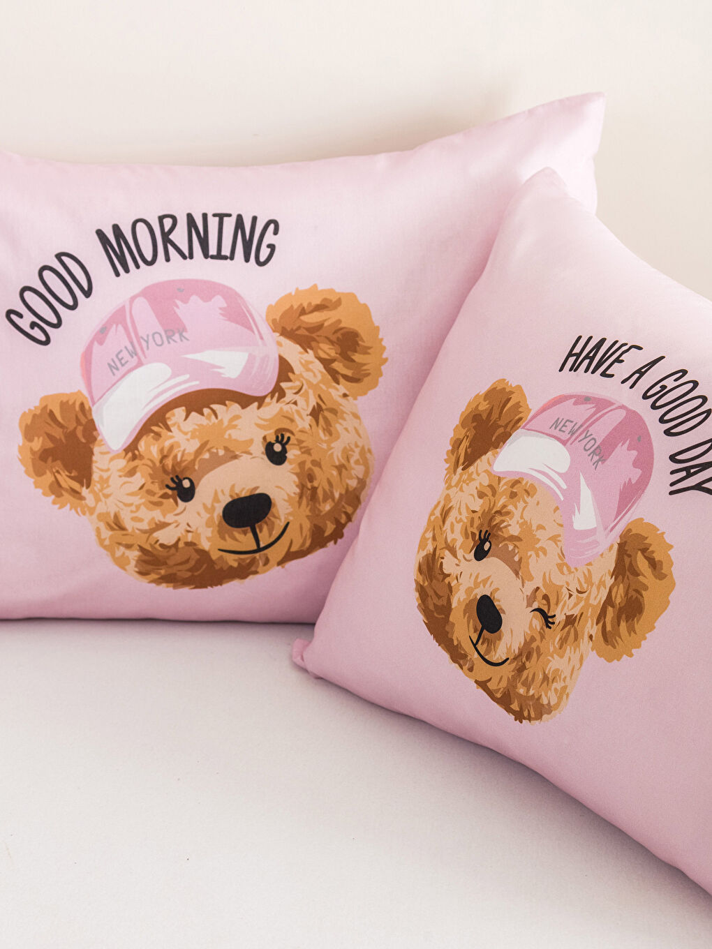 LCW HOME Patterned Cotton Kids Pillow Cover 2 Pcs 50x70 Cm -W2HS46Z4-F9C