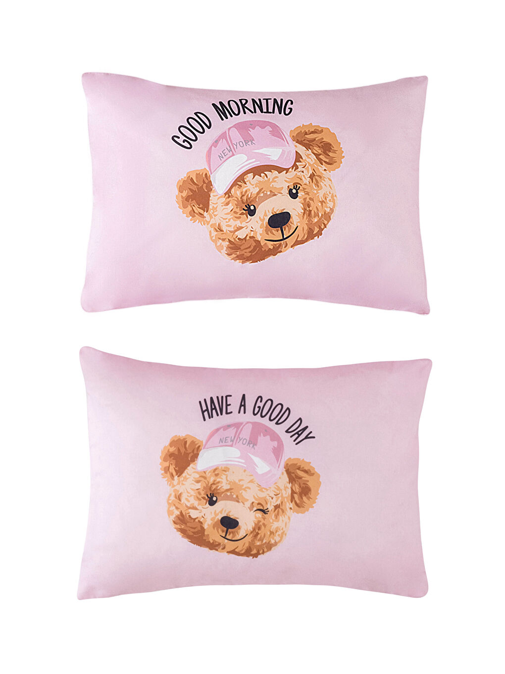 LCW HOME Patterned Cotton Kids Pillow Cover 2 Pcs 50x70 Cm -W2HS46Z4-F9C