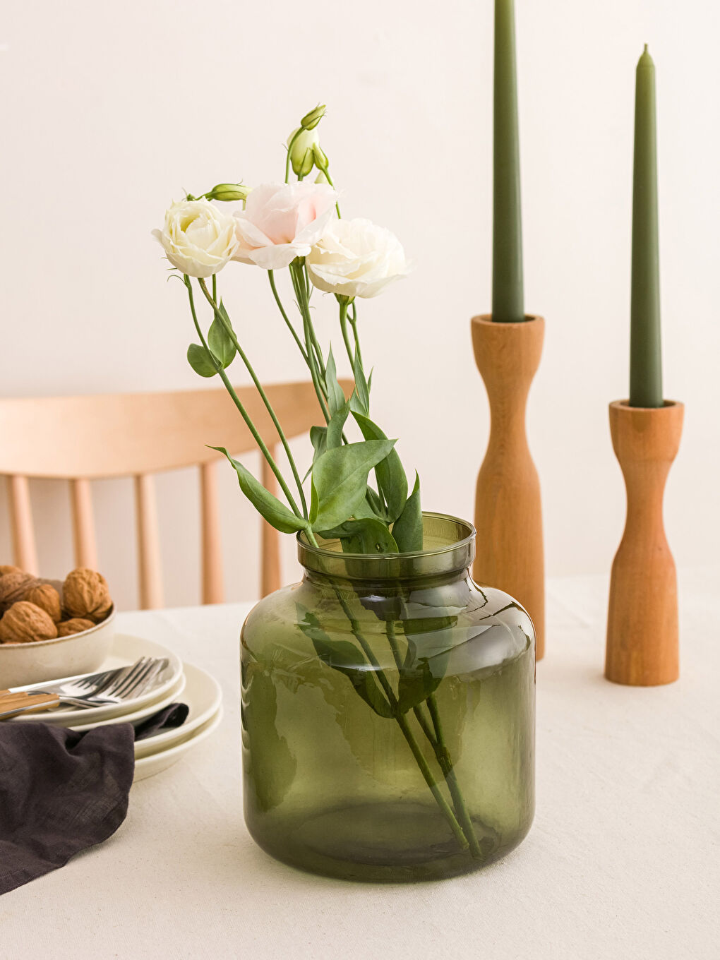 LCW HOME Flat Glass Vase 10x19 Cm -W2HS80Z8-S81