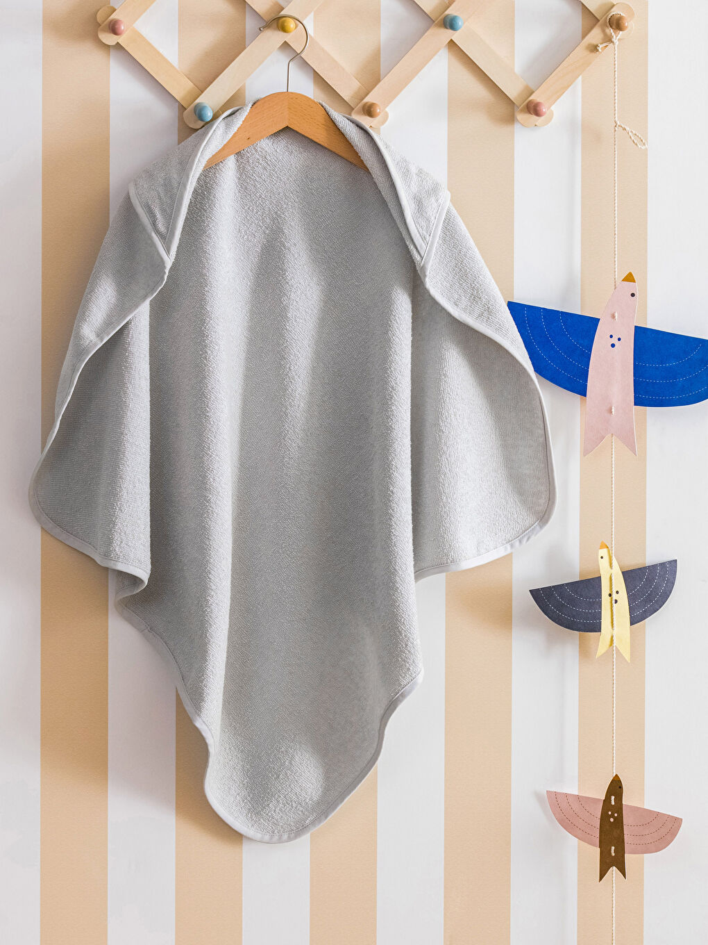 منشفة حمام طفل قطن مطرزة 75x75 سم-1