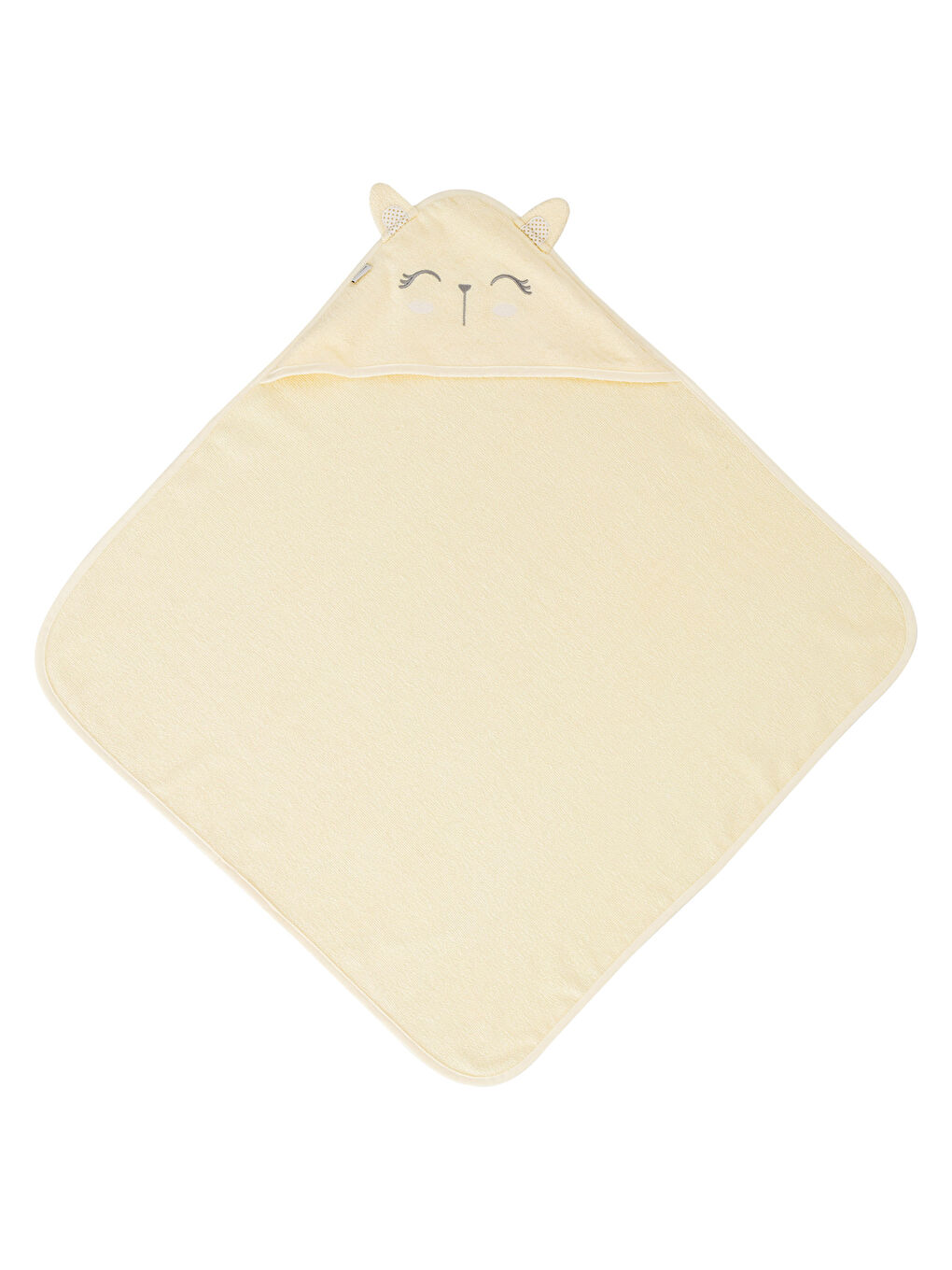 Embroidered Cotton Baby Bath Towel 75x75 Cm-3