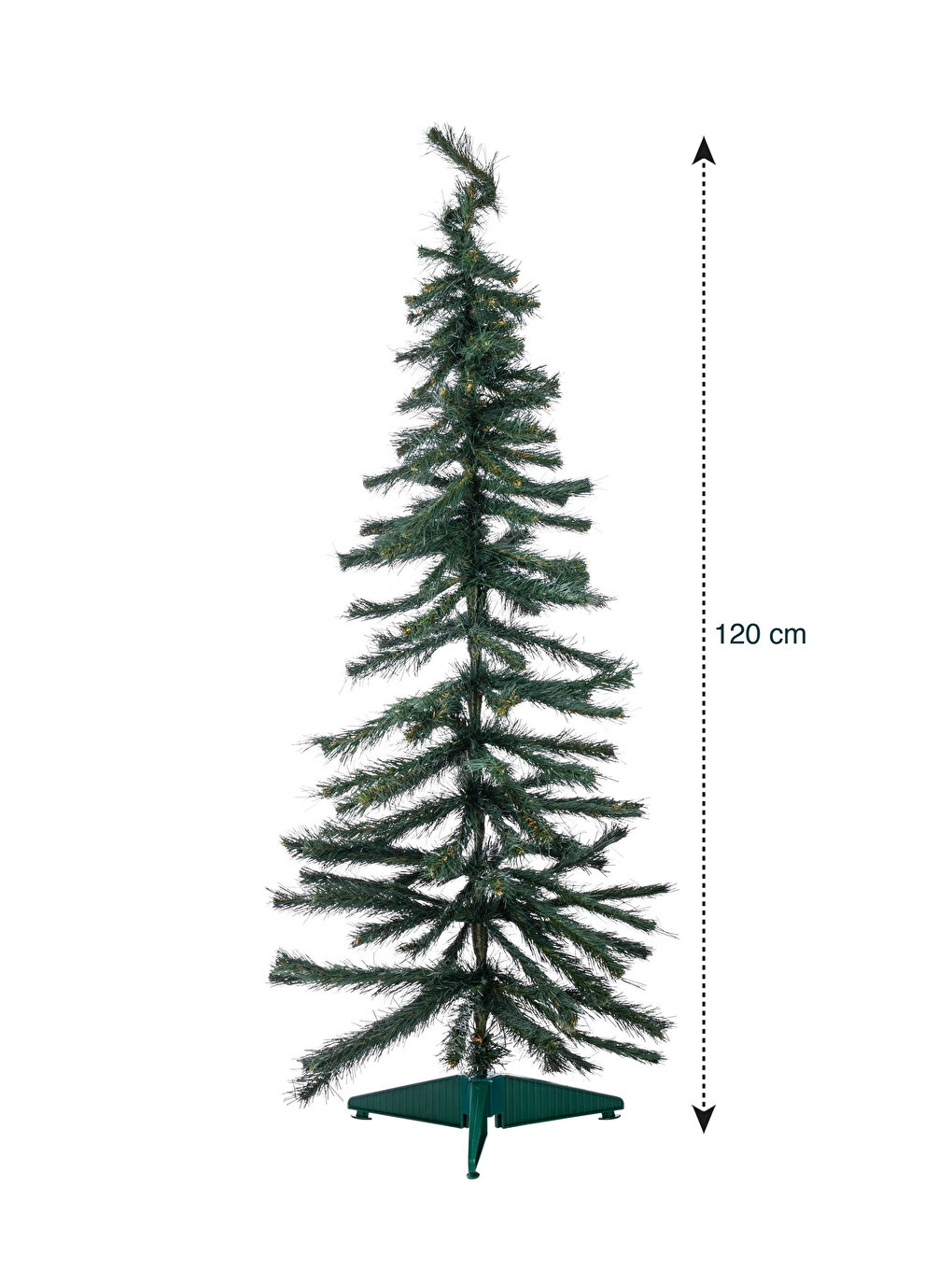 Yeşil Yılbaşı Temalı Dekoratif Çam Ağacı 120 cm-3