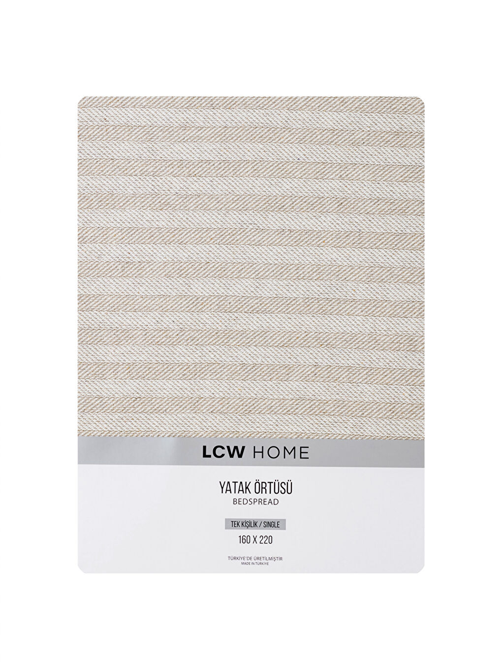 Cuvertură de pat single cu model 160x220 cm-4