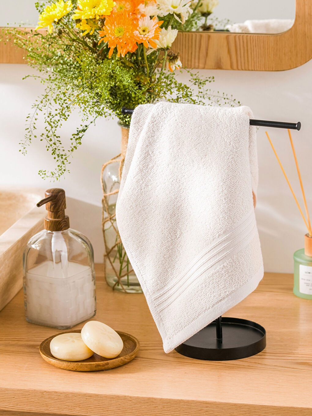 Plain Cotton Hand Towel 30x50 Cm