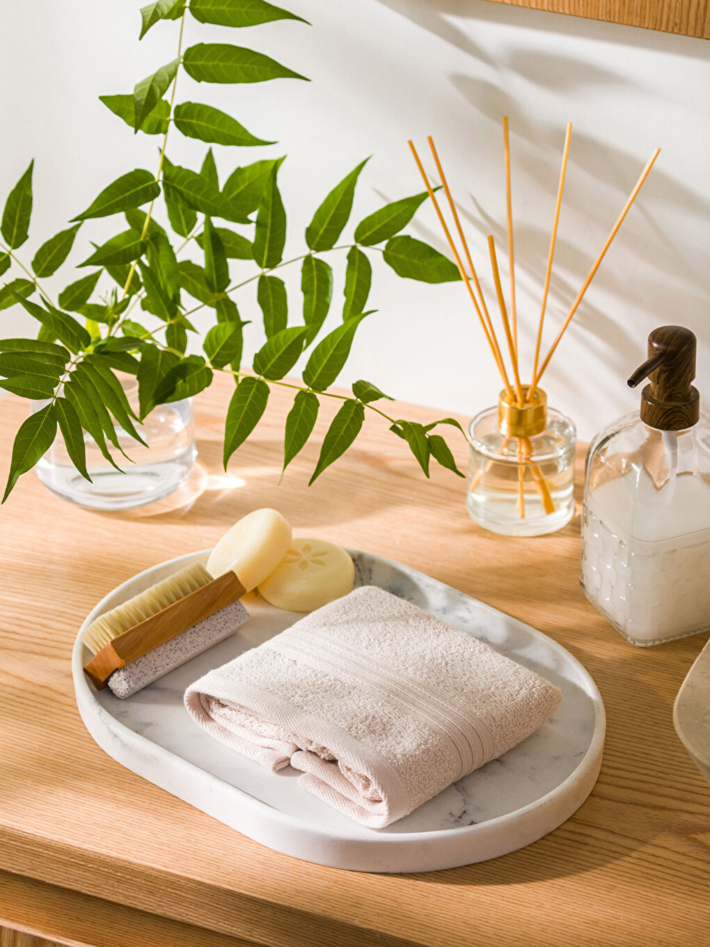 Plain Cotton Hand Towel 30x50 Cm-1