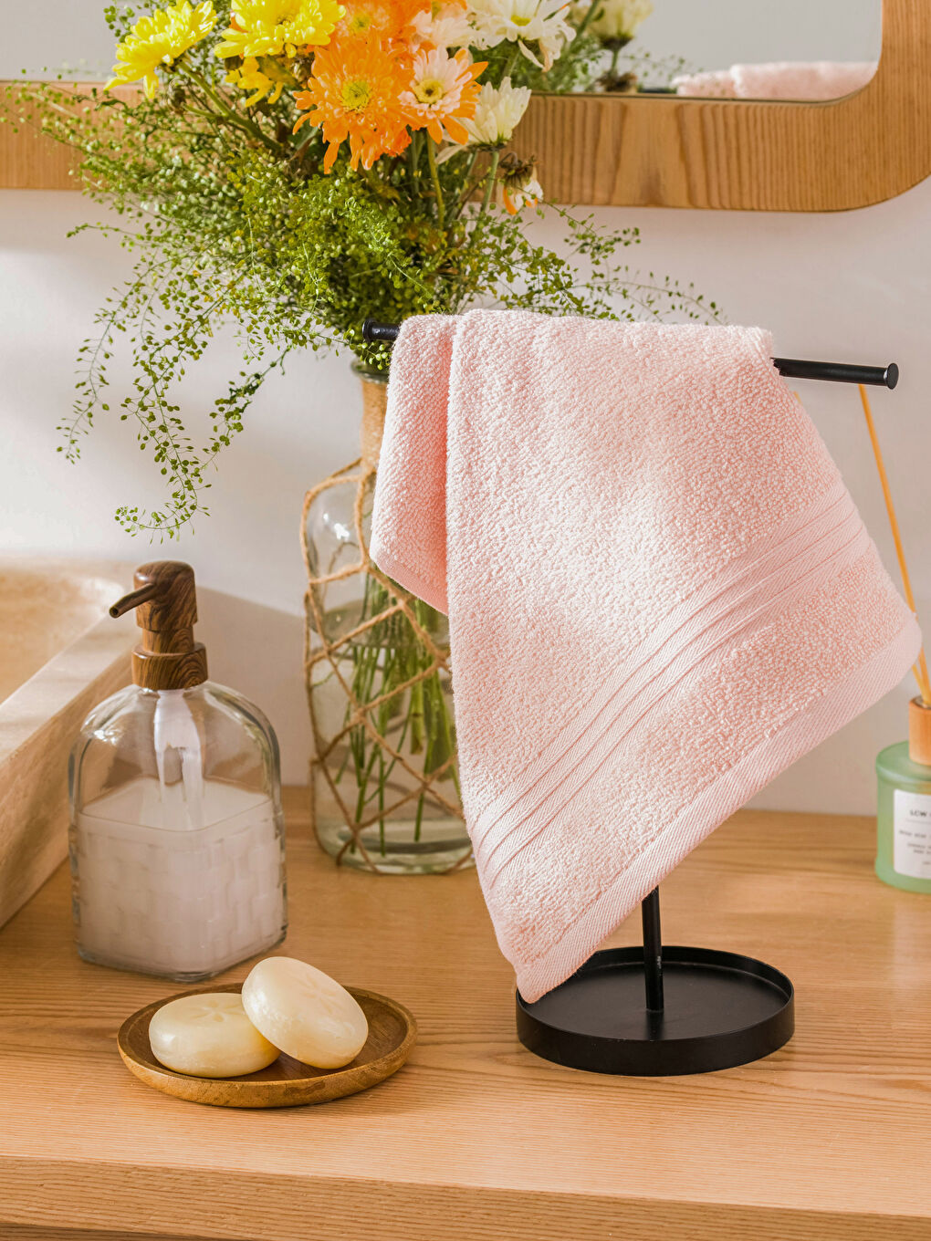 فوطة يد قطن سادة 30x50 سم-1