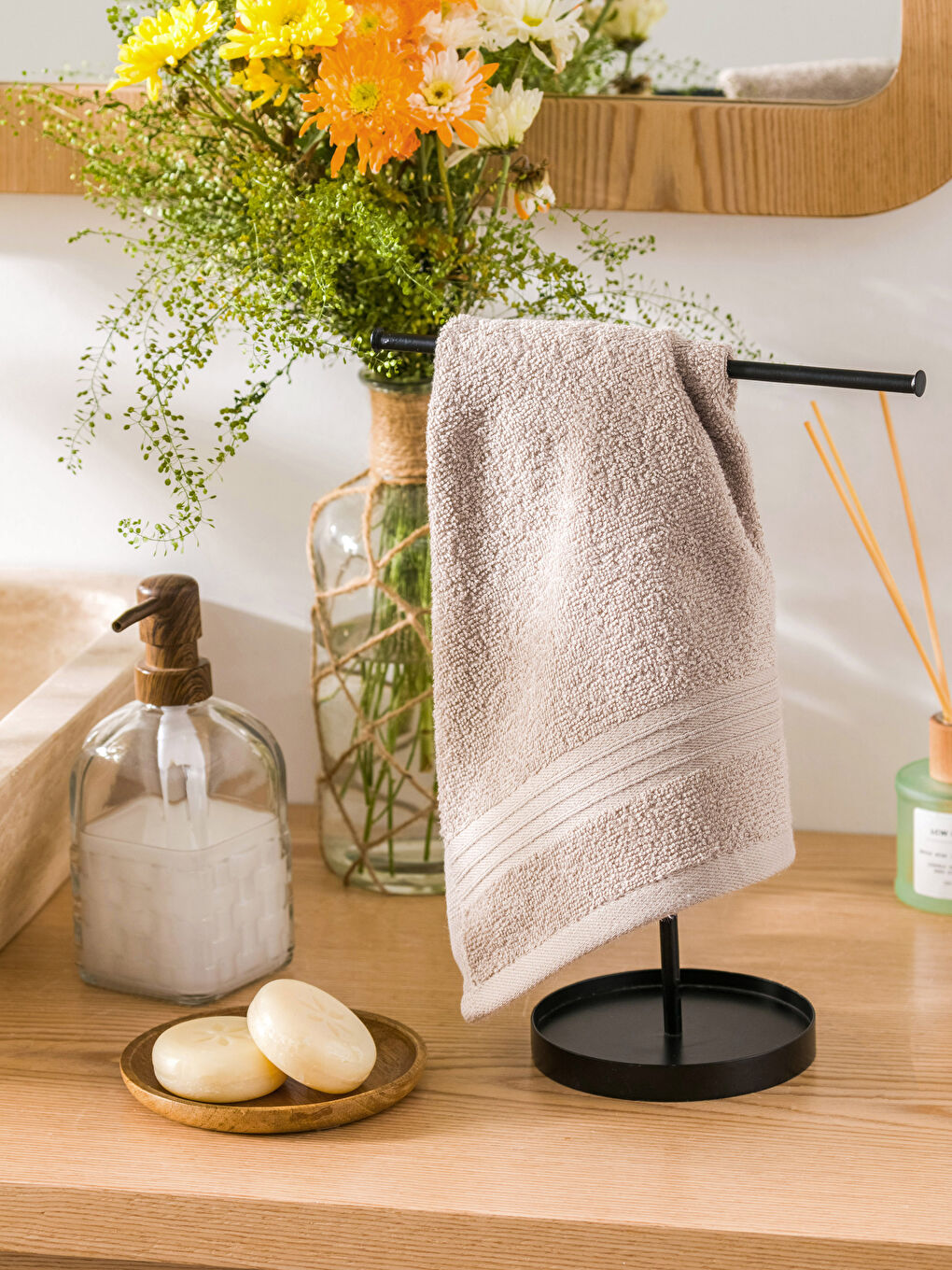 فوطة يد قطن سادة 30x50 سم