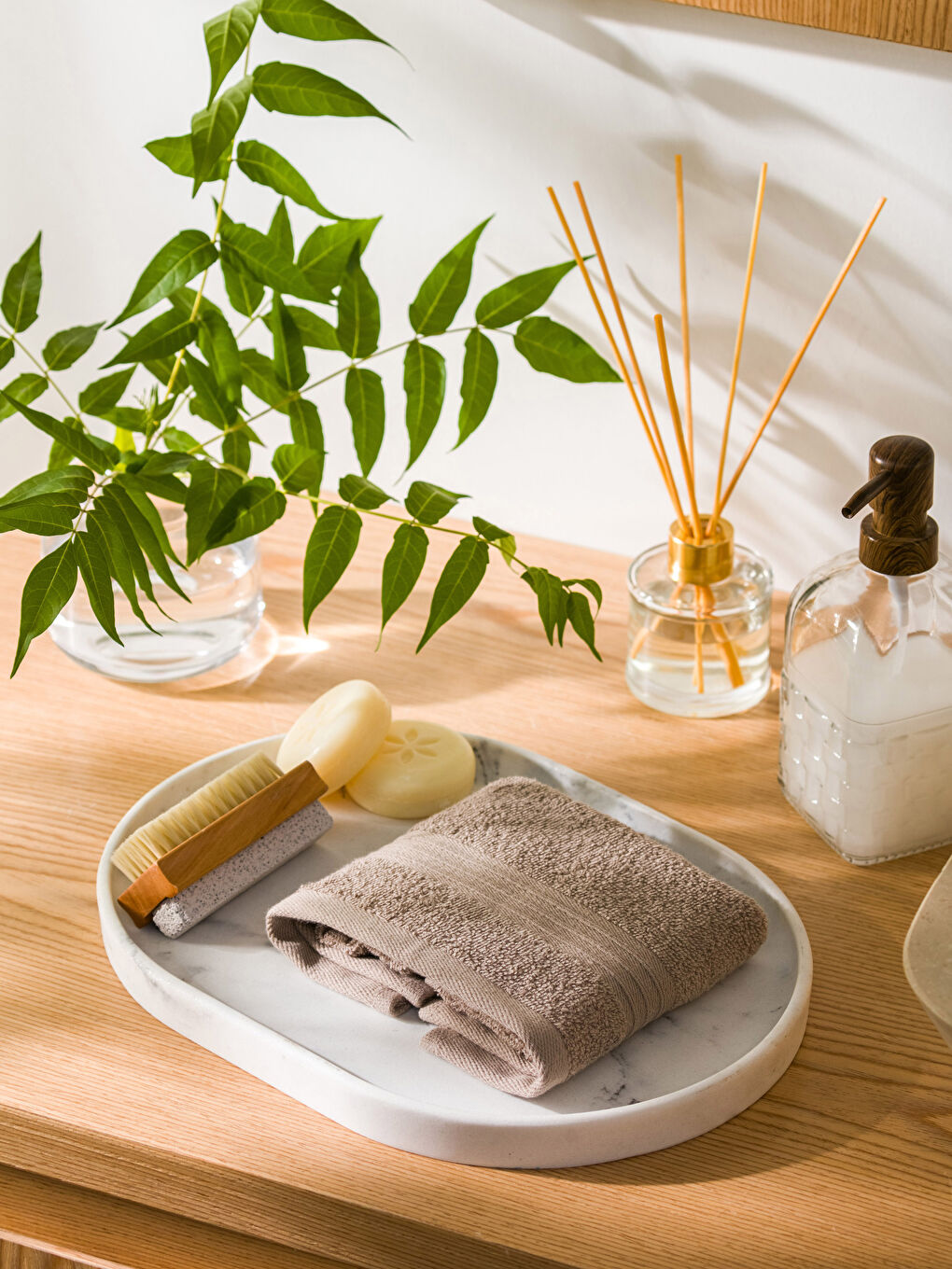 فوطة يد قطن سادة 30x50 سم-1