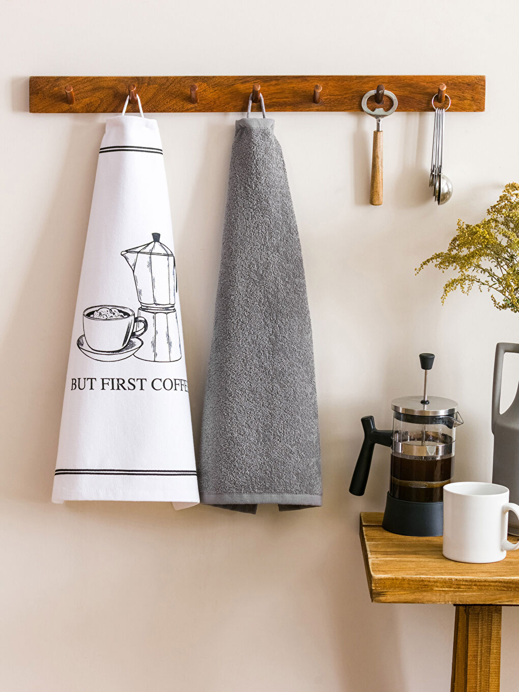 منشفة شاي مطبوعة - مجموعتين 40x50 سم