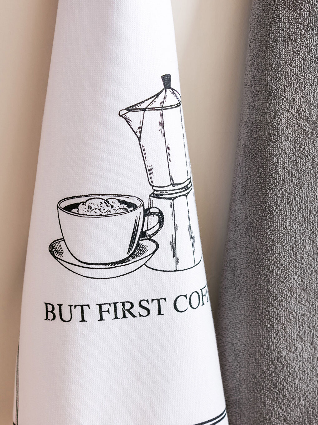 منشفة شاي مطبوعة - مجموعتين 40x50 سم-2