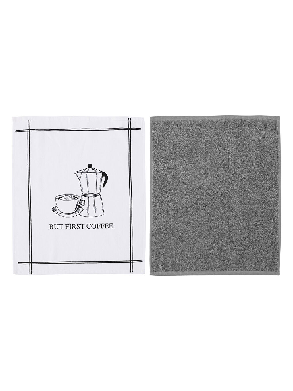 منشفة شاي مطبوعة - مجموعتين 40x50 سم-4