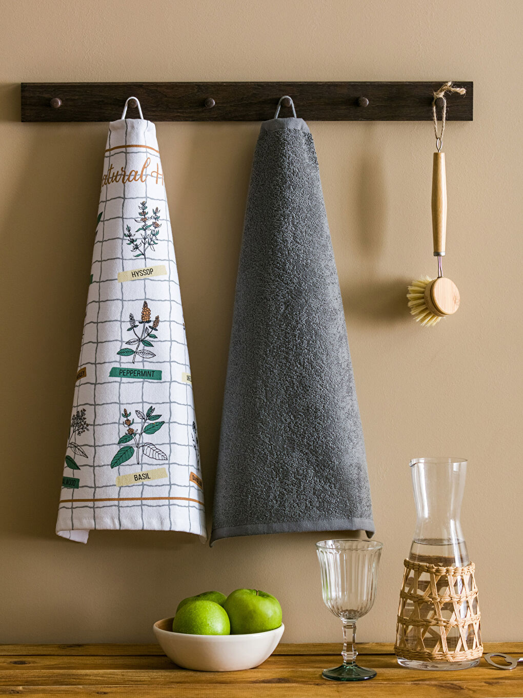 منشفة شاي مطبوعة - مجموعتين 40x50 سم