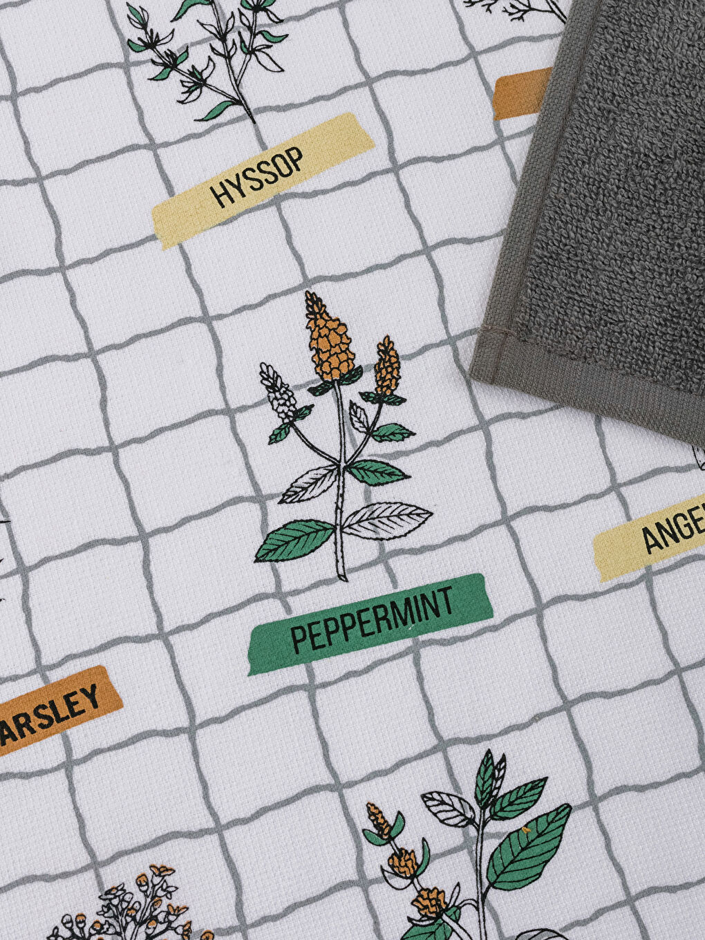 منشفة شاي مطبوعة - مجموعتين 40x50 سم-2