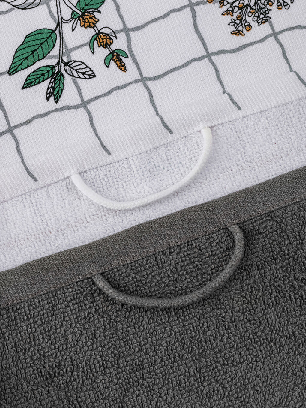 منشفة شاي مطبوعة - مجموعتين 40x50 سم-3