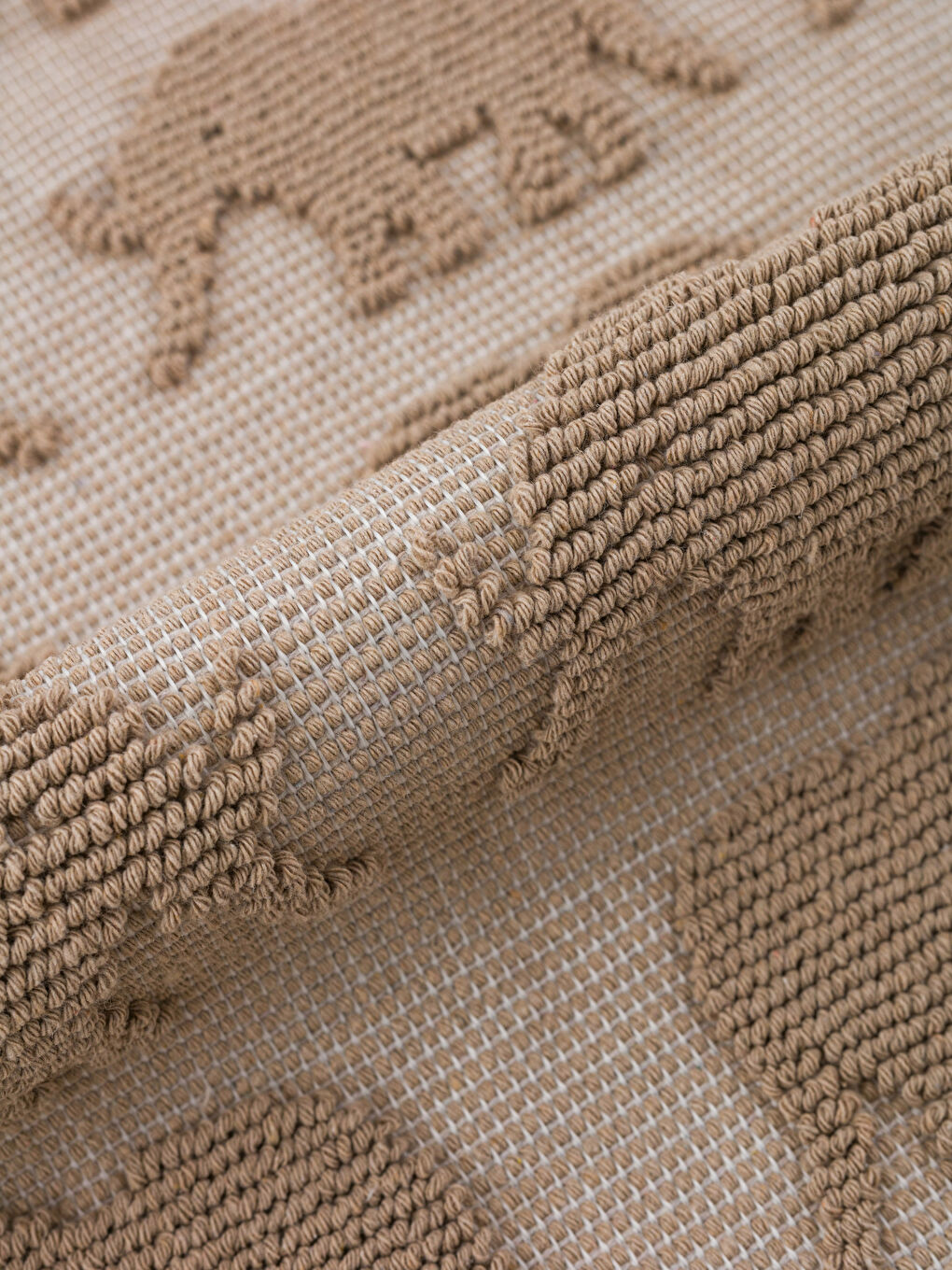 سجادة حمام منقوشة قطعتين-1