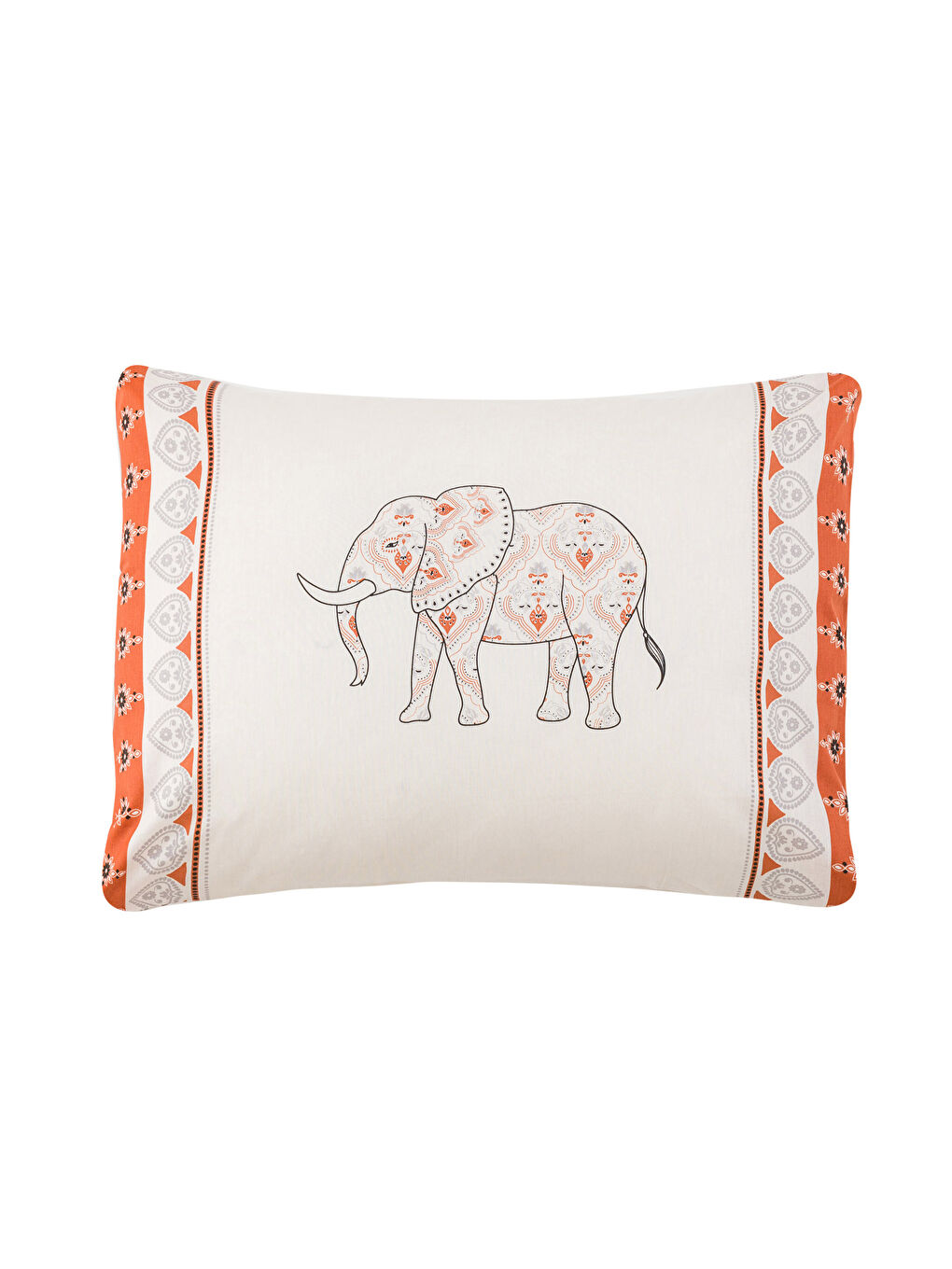 Karışık Pamuklu Desenli Yastık Kılıfı 50x70 cm-4